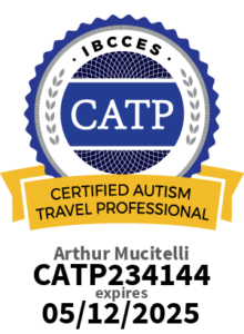 Certified Autism Travel Professional Badge - Art Mucitelli